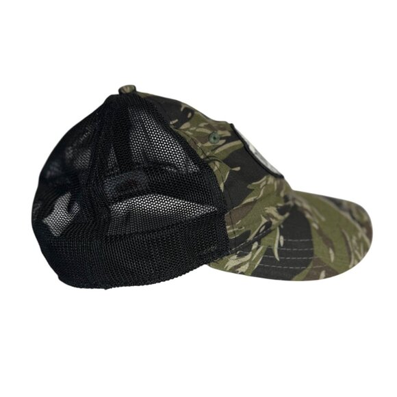 Brew Thru Outer Banks Baseball Hat NC Beach Mesh Snapback Camo Trucker Cap Hat - Picture 3 of 9